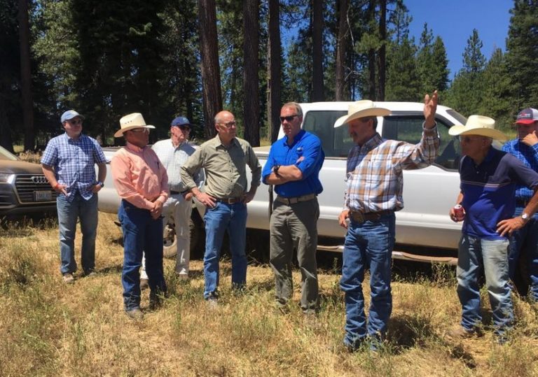 Interior Sec. Oregon visit on Monument debate